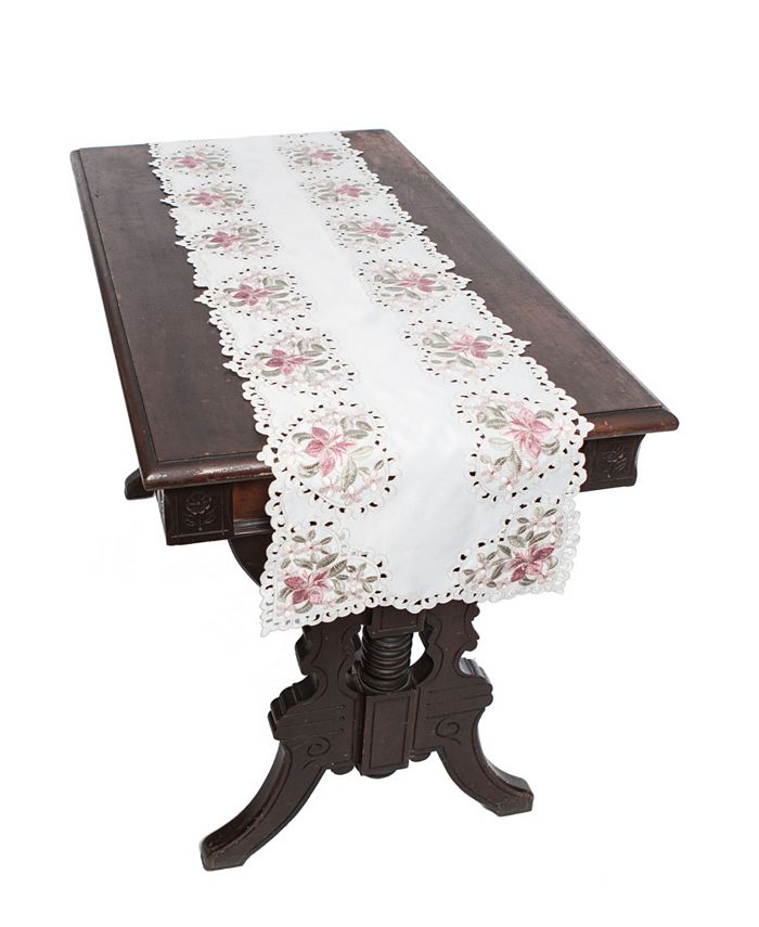 Manor Luxe Embroidered Cutwork Table Runner Macy's
