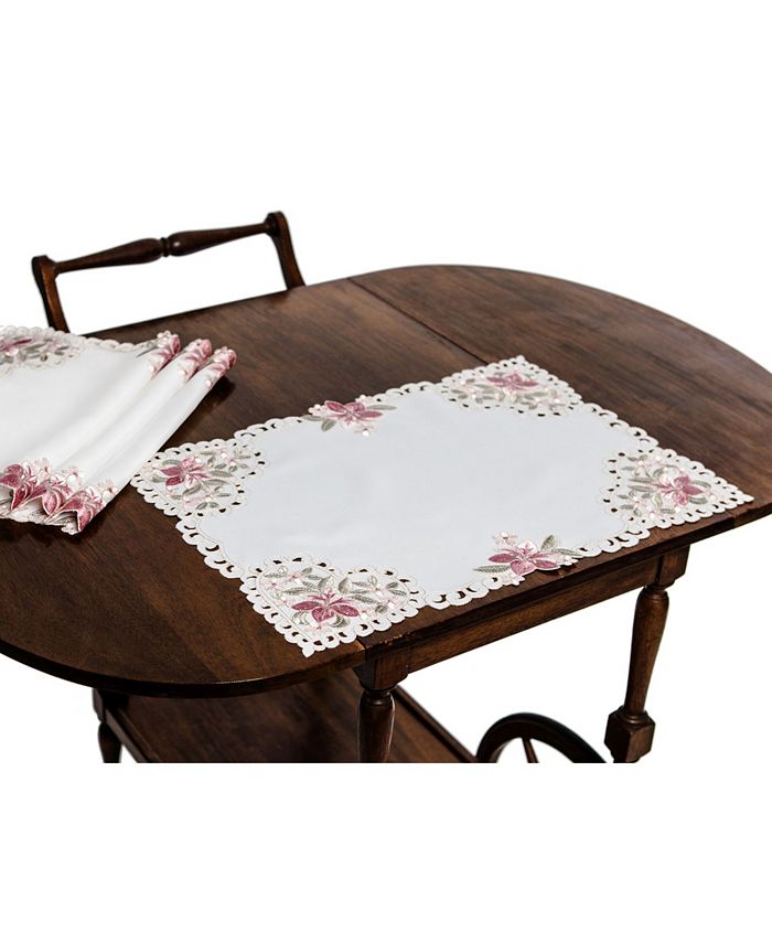 Manor Luxe Embroidered Cutwork Placemats Set of 4 Macy's