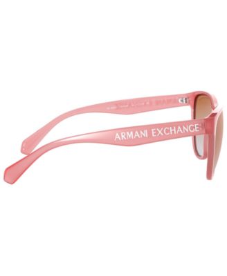 armani exchange pink glasses