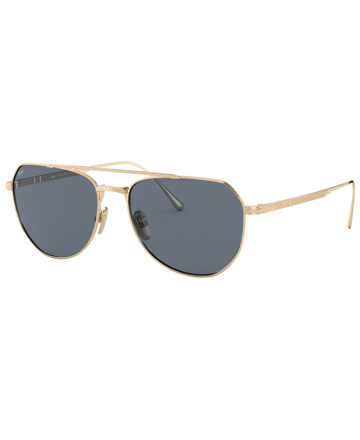 Shop Persol Unisex Sunglasses Po5003st In Gold,light Blue