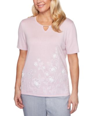 Alfred Dunner - Embroidered Primrose Garden 2020 Top