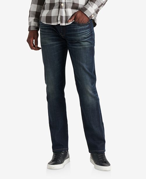 alfani Lucky Brand Men's 223 Straight Fit Stretch Jeans Men's Fashion & Accessories
