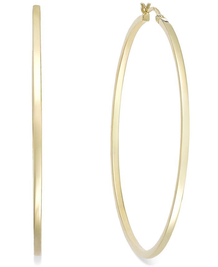 Macy's Children's Small Round Hoop Earrings in 14k Gold - Macy's