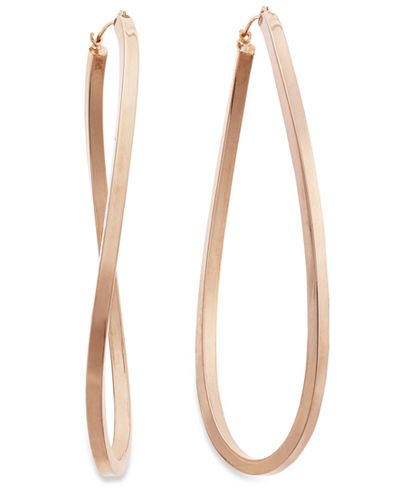 Rose gold vermeil earrings Clearance