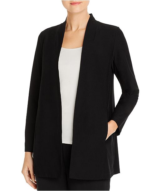 Eileen Fisher Long Shawl Collar Jacket, Regular & Petite Sizes ...