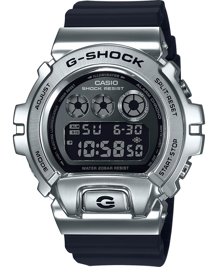 G-Shock - Men's Digital Black Resin Strap Watch 50mm