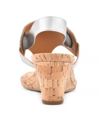 white mountain aida wedge sandal