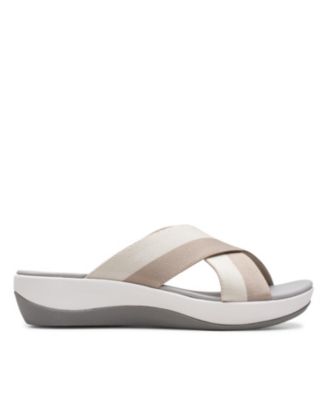 clarks arla elin cloudstepper slide sandals