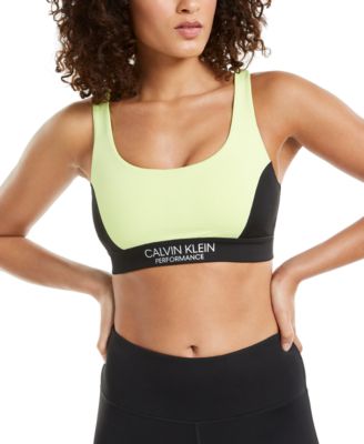 calvin klein mesh sports bra