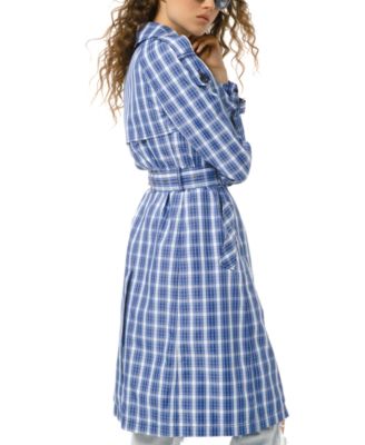 michael kors plaid coat