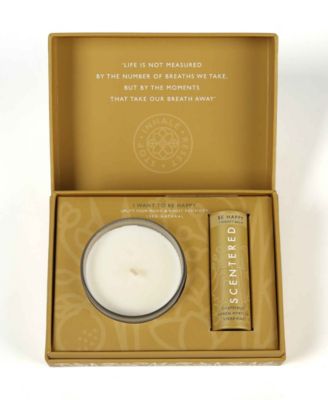 2-Pc. I Want To Be Happy Balm & Candle Gift Set