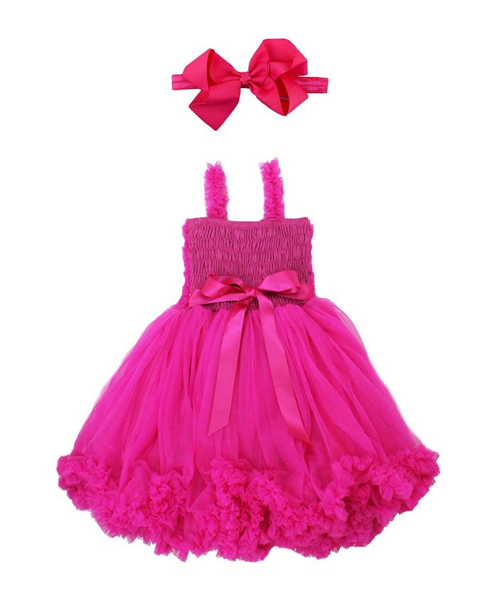 RuffleButts Big Girls Princess Petti Dress with Headband & Reviews ...
