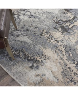 Samuel SAM08 Gray 5'3" x 7'3" Area Rug