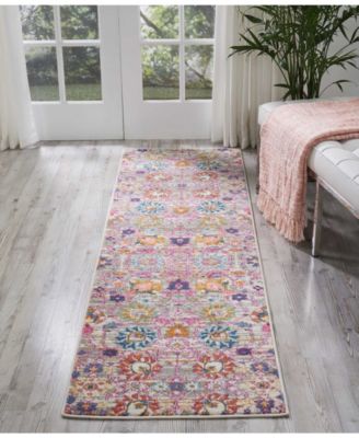 Zeal ZEA01 2'2" x 7'6" Runner Rug