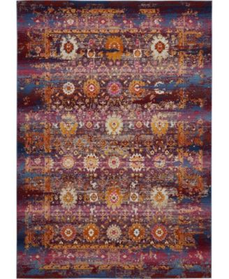 Era Tabriz ERA03 Red, Multi 4' x 6' Area Rug