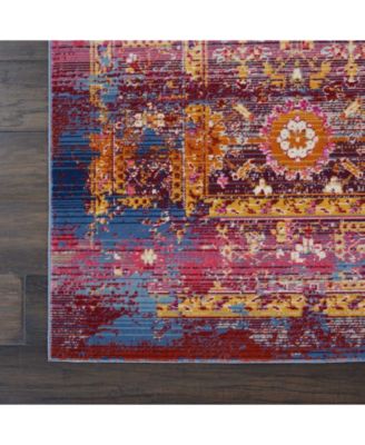 Era Tabriz ERA03 Red, Multi 5'3" x 7'10" Area Rug