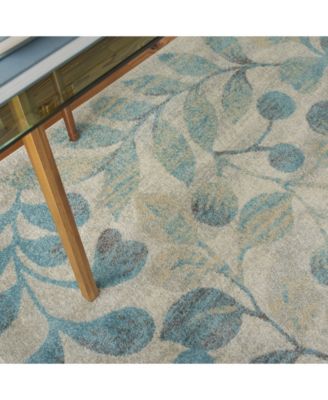 Peace PEA03 Ivory 6' x 9' Area Rug