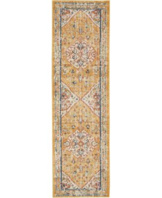 Zeal ZEA23 2'2" x 7'6" Runner Rug