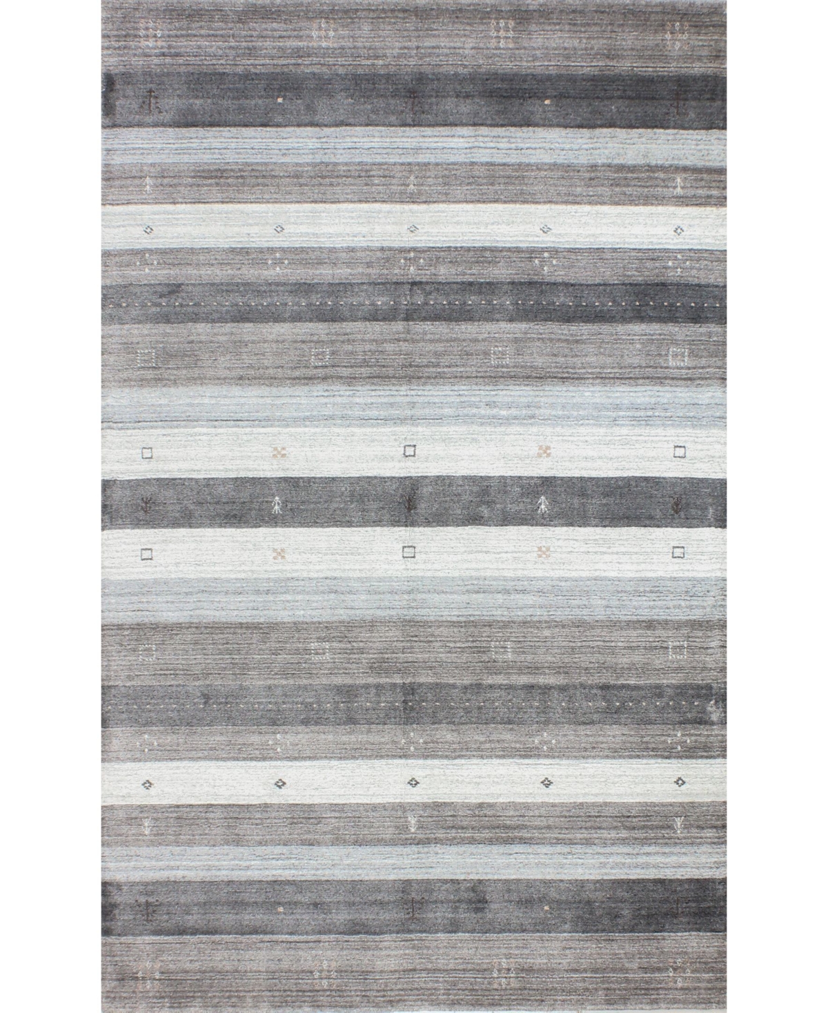 Bb Rugs Land I167 8'6in x 11'6in Area Rug - Gray