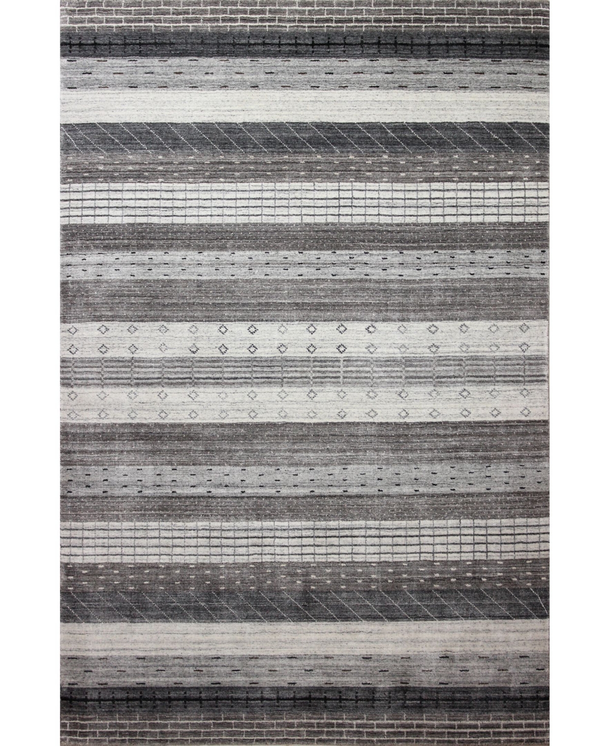 Bb Rugs Land I167 3'6in x 5'6in Area Rug - Grey