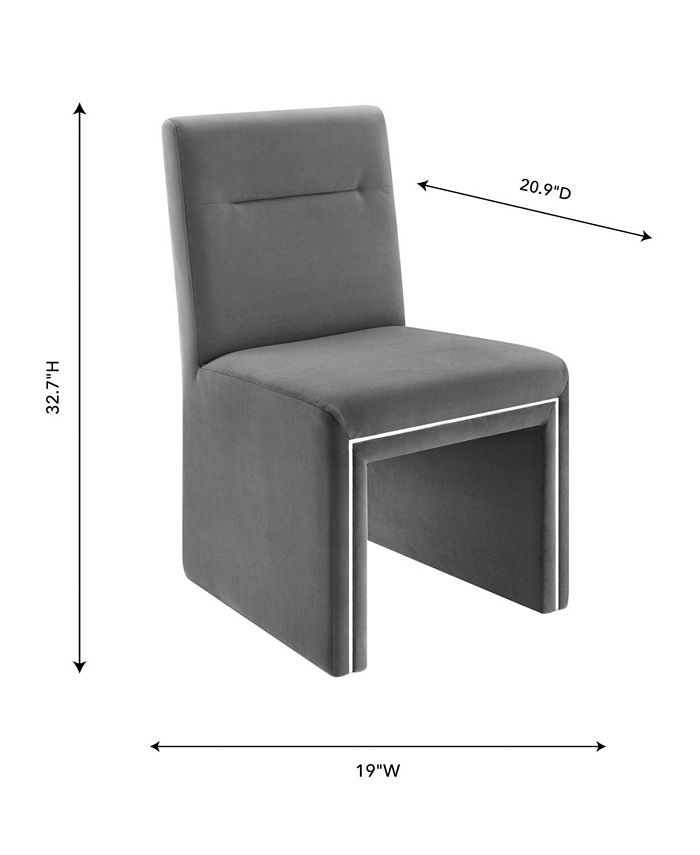 TOV Furniture Jaffa Performance Velvet Dining Chair Macy's