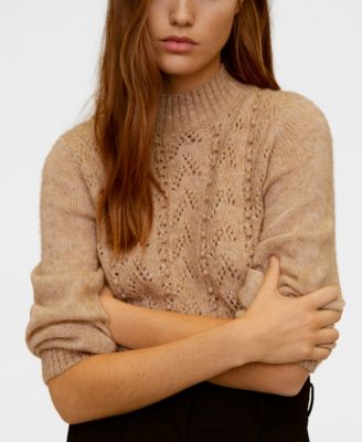 MANGO Openwork Knit Sweater \u0026 Reviews 