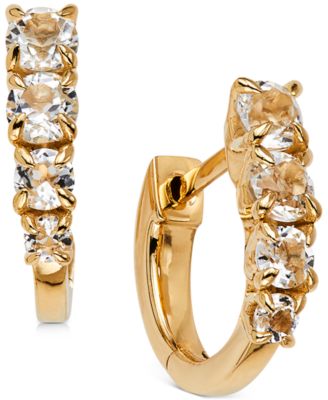 AJOA - Crystal Huggie Hoop Earrings