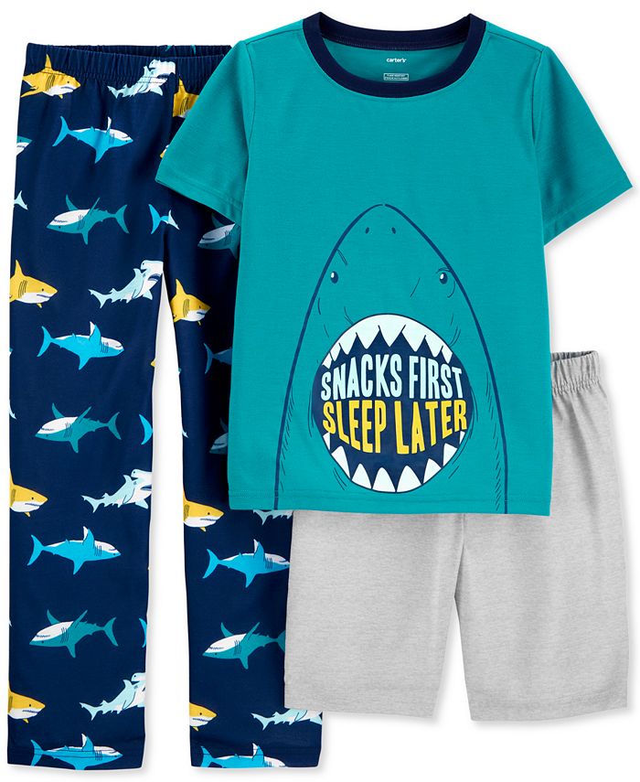 Boys deals shark pajamas