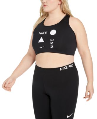 Nike - Plus Size Swoosh Icon Clash Sports Bra