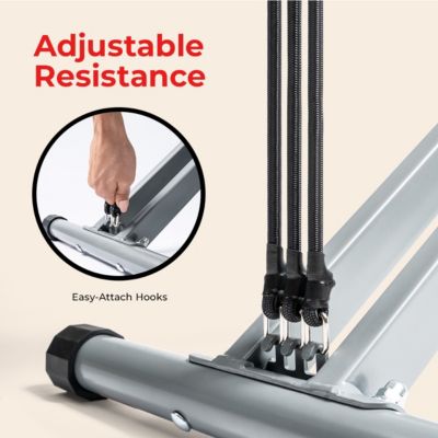 Smart Upright Row-N-Ride Exerciser — Squat Assist Rowing Trainer with Bluetooth, LCD Monitor & Adjustable Handles