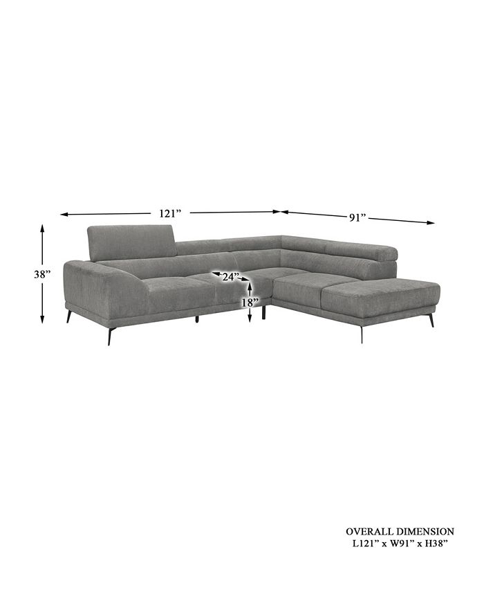 Furniture Logansport 2pc Sectional Sofa Macy's