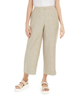 Eileen Fisher - Organic Linen Cropped Pants