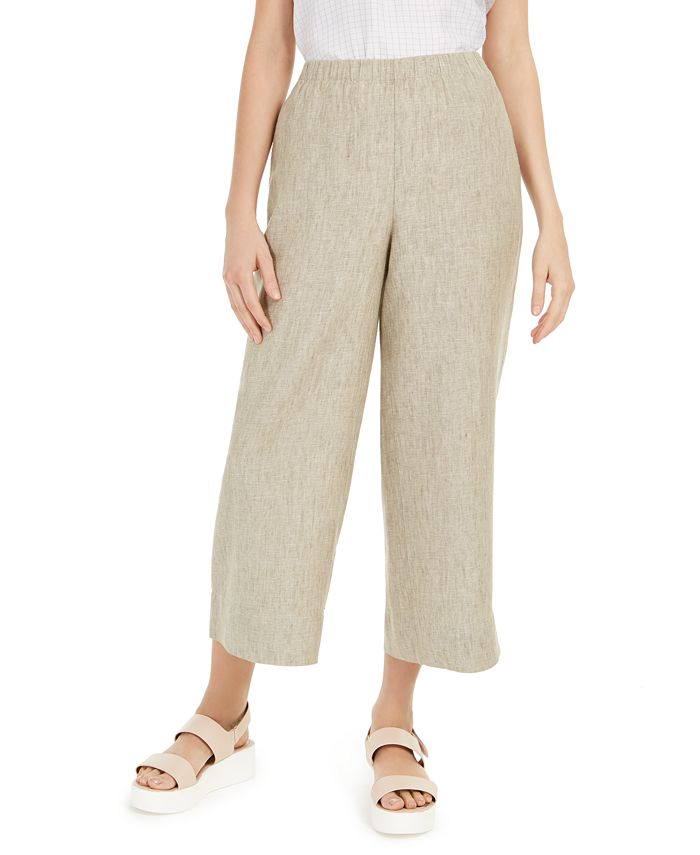 Eileen Fisher Organic Linen Shorts - Macy's