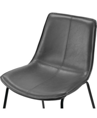 Set of 2 Amery Iron Frame Vintage-like Counter Stool