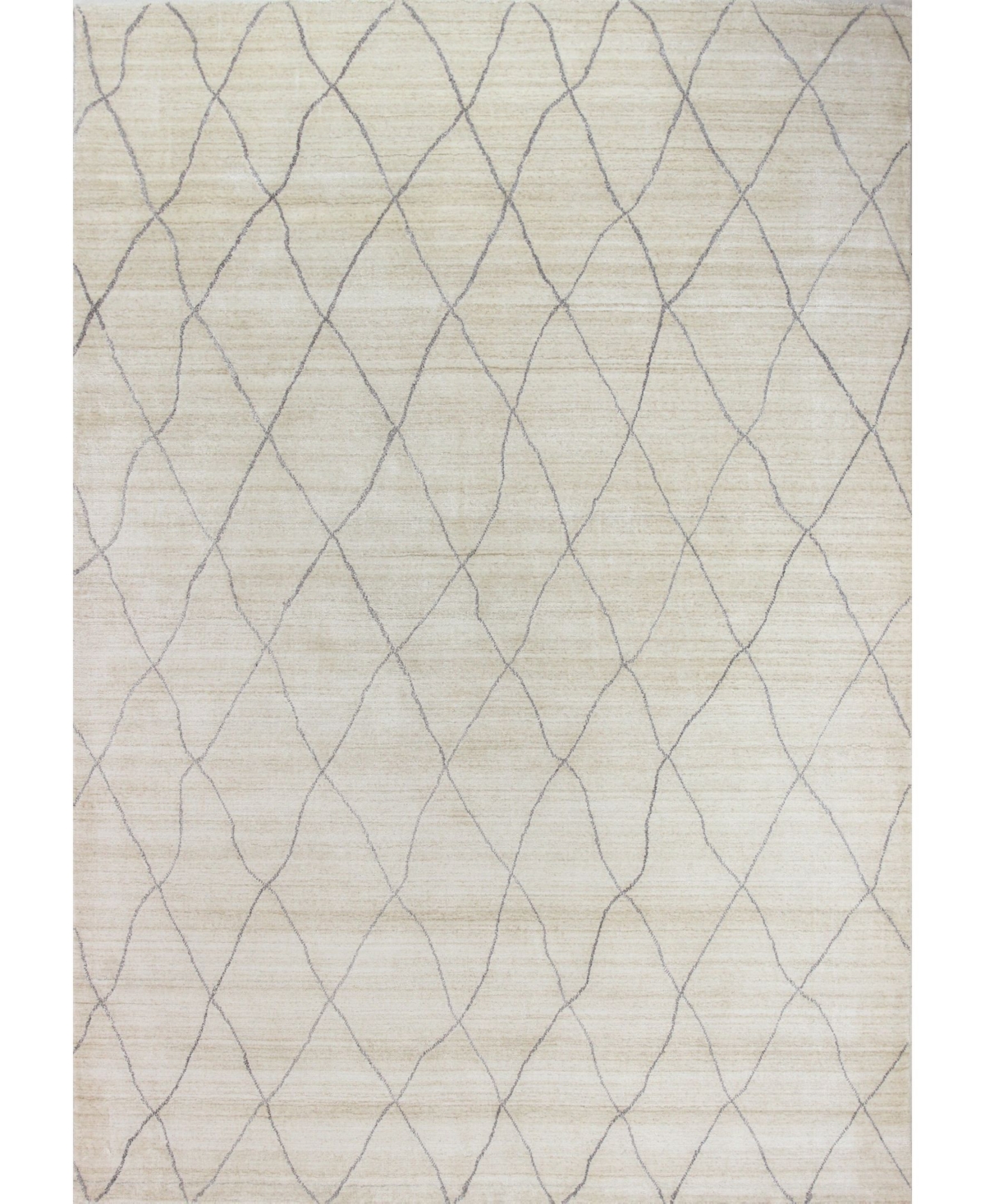 Closeout! Bb Rugs Land T142 2'6in x 10' Runner Rug - Ivory
