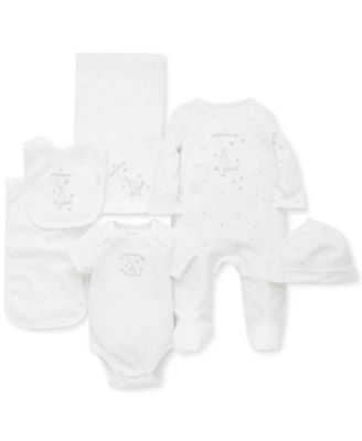 Baby Boys or Baby Girls Welcome To The World Cotton Gift Set, 6 Piece Set