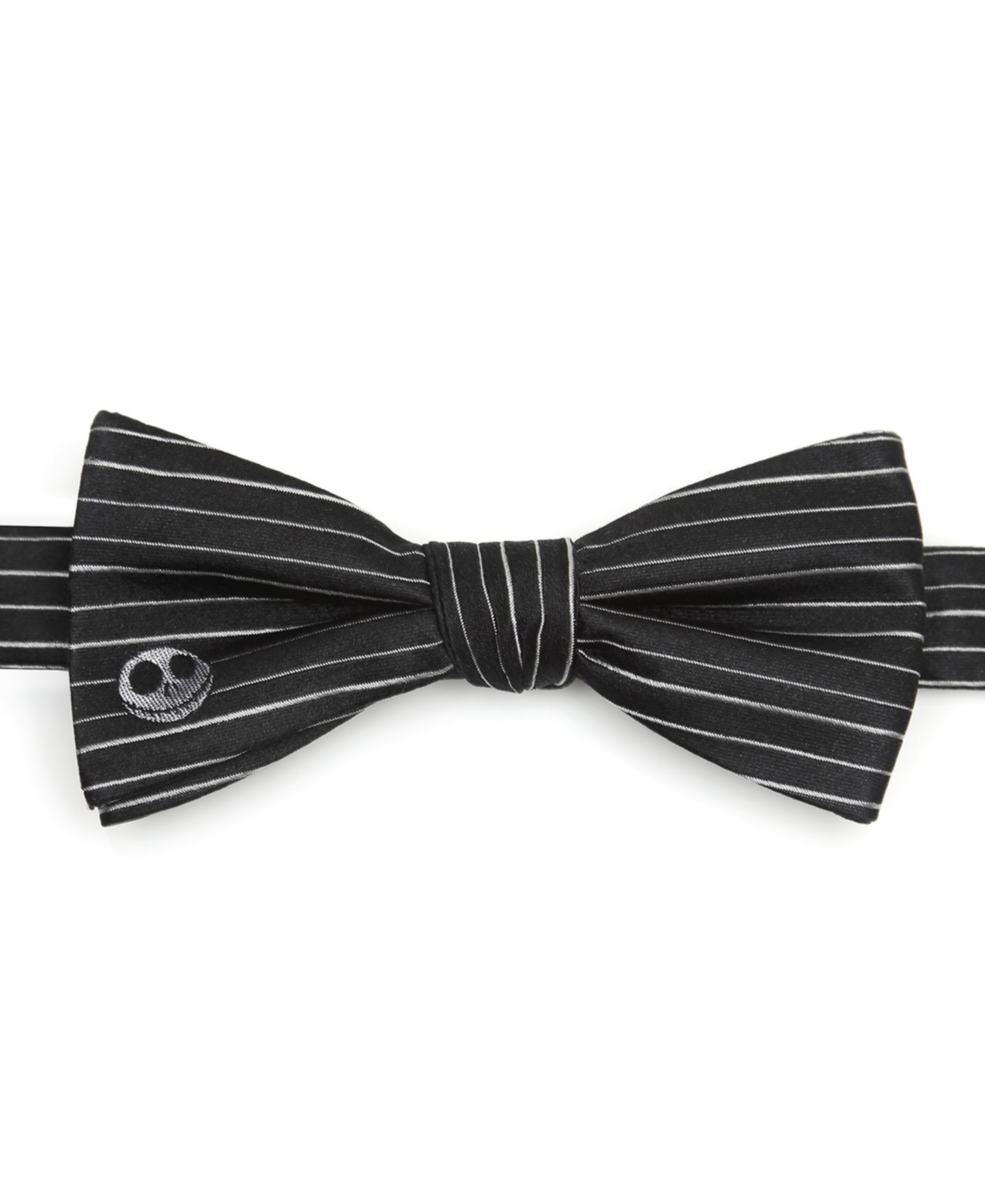 Мужской галстук-бабочка Disney Nightmare Before Christmas Stripe Bow Tie, цвет: Чёрный — фото 1