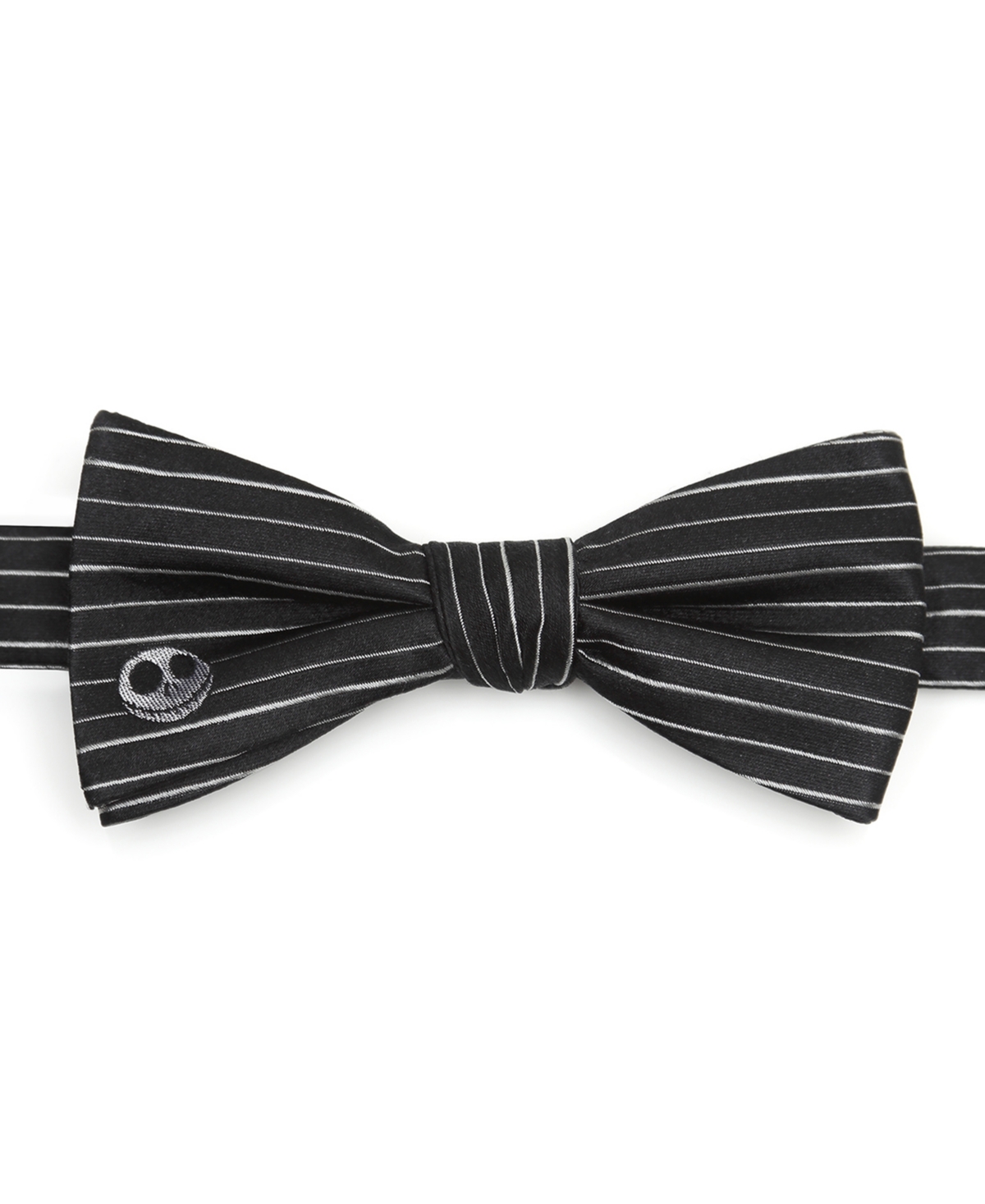 Nightmare Before Christmas Stripe Men's Bow Tie - Black