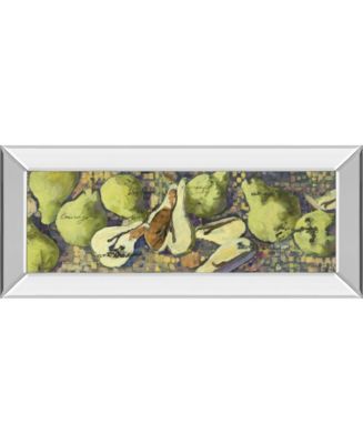 Classy Art Sparkling Pears by Silvia Rutledge Mirror Framed Print Wall ...