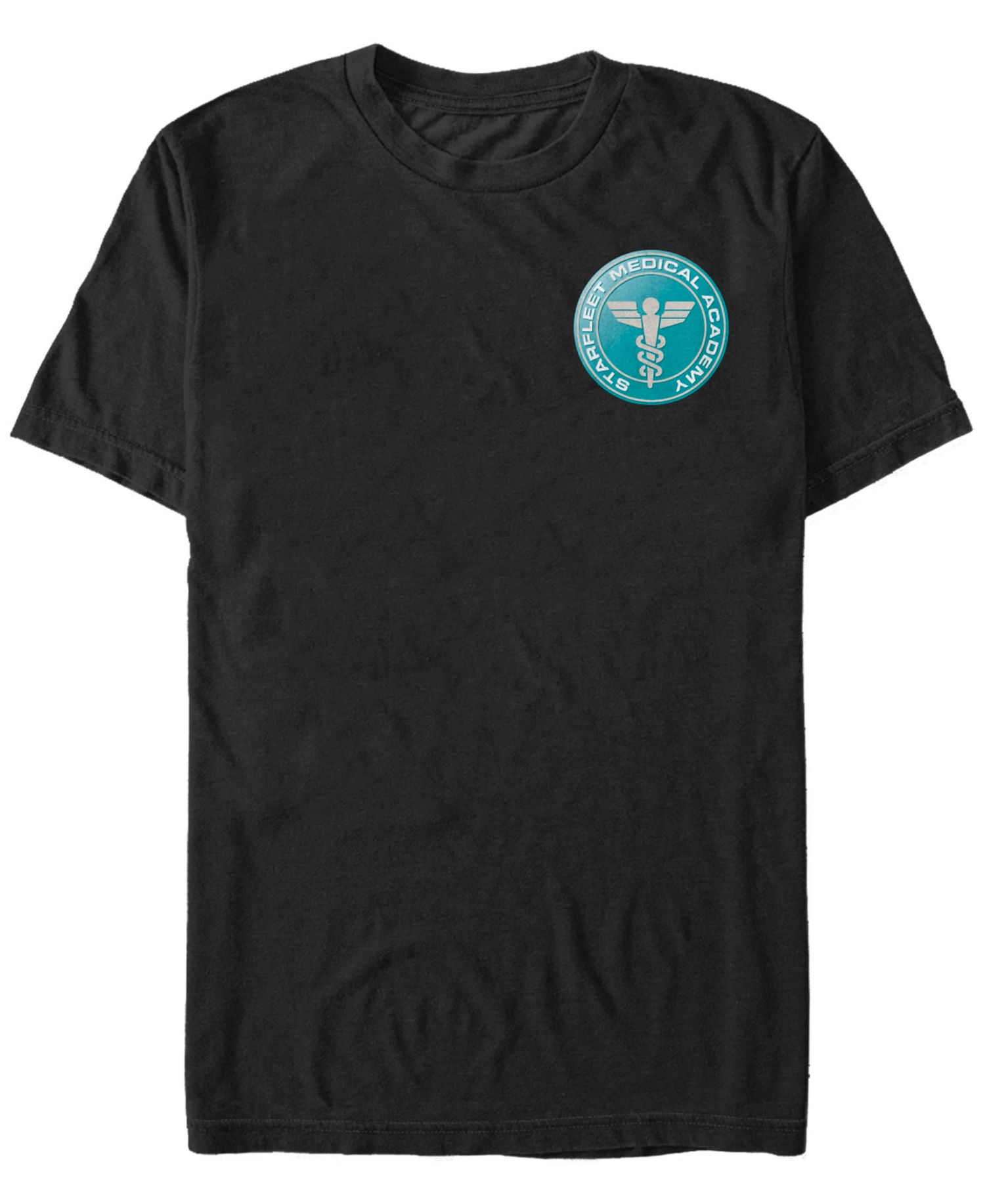 Star Trek Multiple Franchise Men's Starfleet Medical Academy Badge Short Sleeve T-Shirt