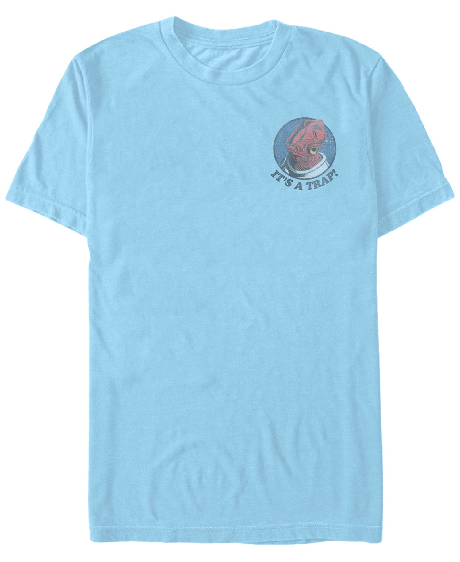 Star Wars Men's Admiral Ackbar Pocket Short Sleeve T-Shirt