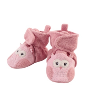 Hudson Baby Baby Girls Owl Cozy Fleece Booties