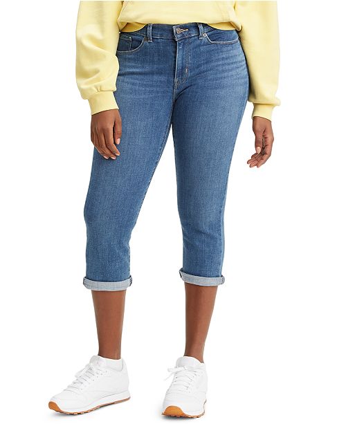 levis womens capri jeans