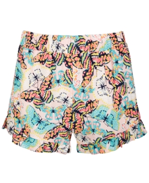 Epic Threads Big Girls Butterfly-Print Challis Shorts Created for Macy's