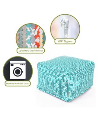 Towers Ottoman Square Pouf 27" x 17"