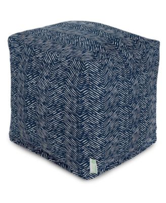 Southwest Ottoman Pouf Cube 17" x 17"