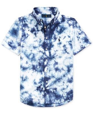 polo big fit tie dye shirt