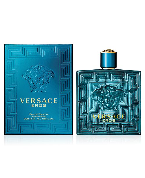 Versace Men's Eros Eau de Toilette Spray, 6.7 oz. All Cologne Beauty Macy's