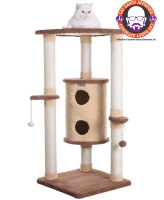 Armarkat Multi-Level Real Wood Cat Tower, Cat Scratching Furniture