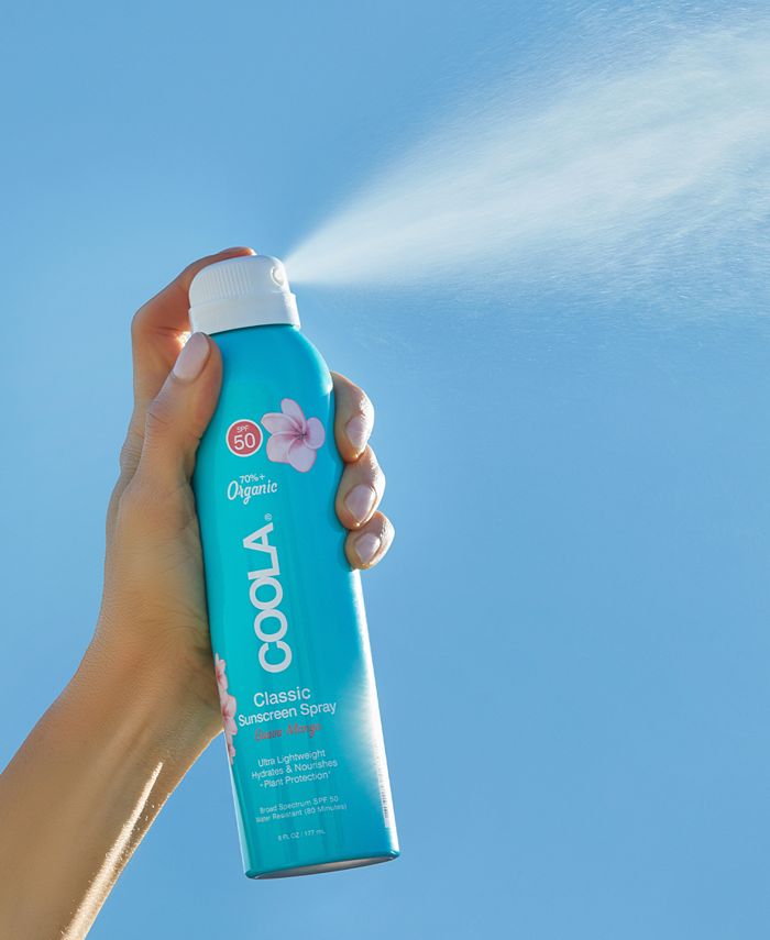 COOLA - Coola Classic Body Organic Sunscreen Spray SPF 50 - Guava Mango, 6-oz.